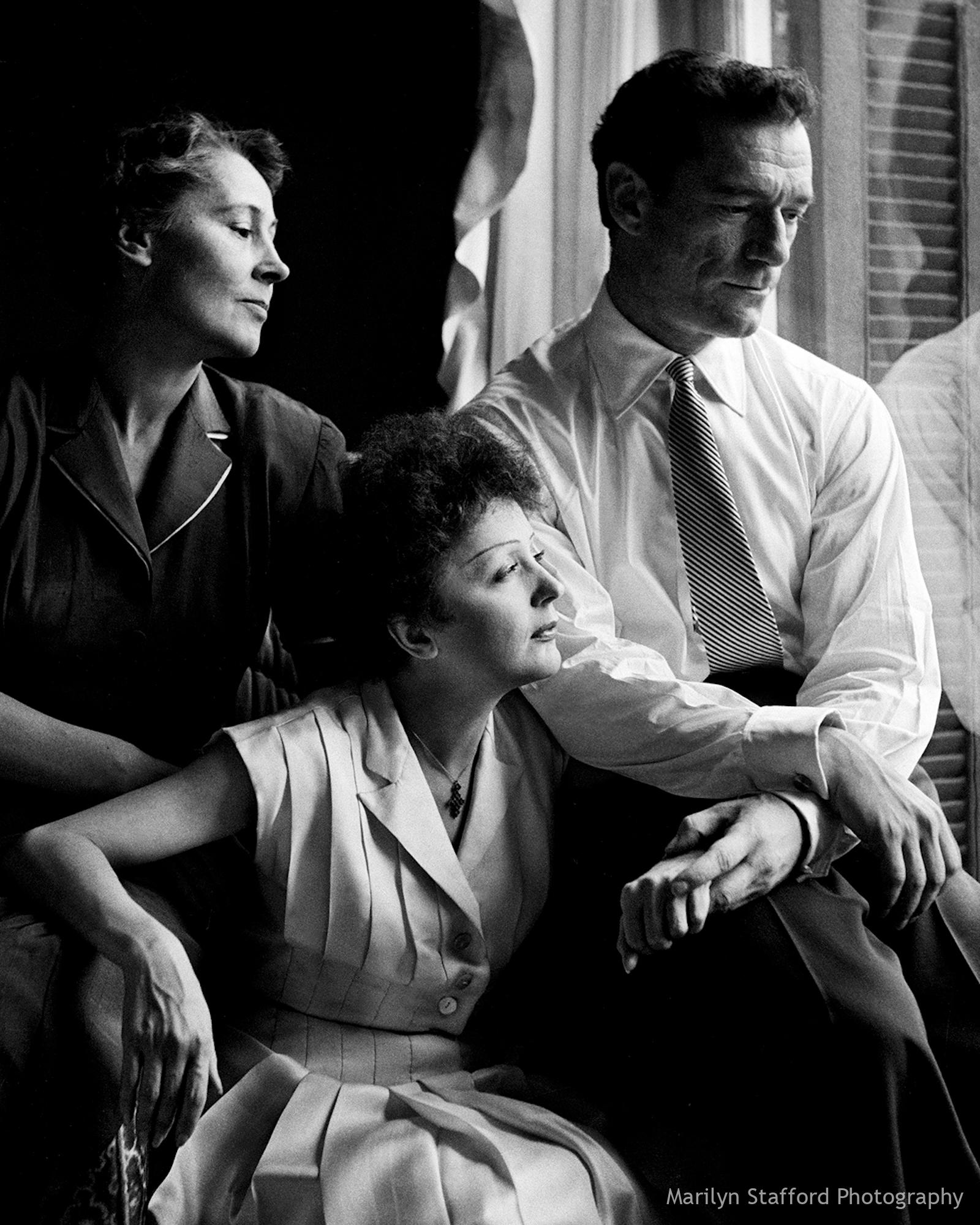Edith Friendship Édith Piaf with Marguerite Monnot, songwriter and close friend, and ...